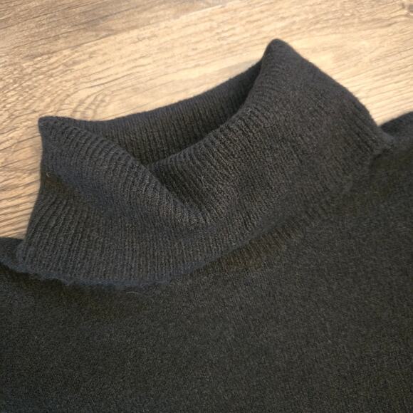 NWT Halogen Women's Cozy Turtleneck Sweater Black Size 1X - Picture 4 of 8